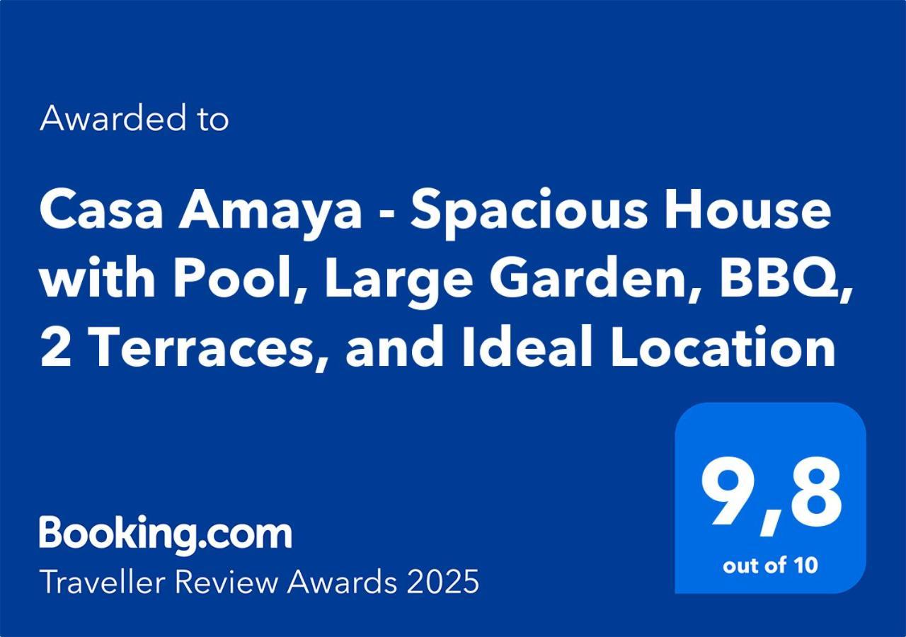 Casa Amaya - Spacious House With Pool, Large Garden, Bbq, 2 Terraces, And Ideal Location El Charco  Kültér fotó